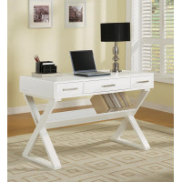 Coaster Furniture 800912 Krista 3-drawer Writing Desk White